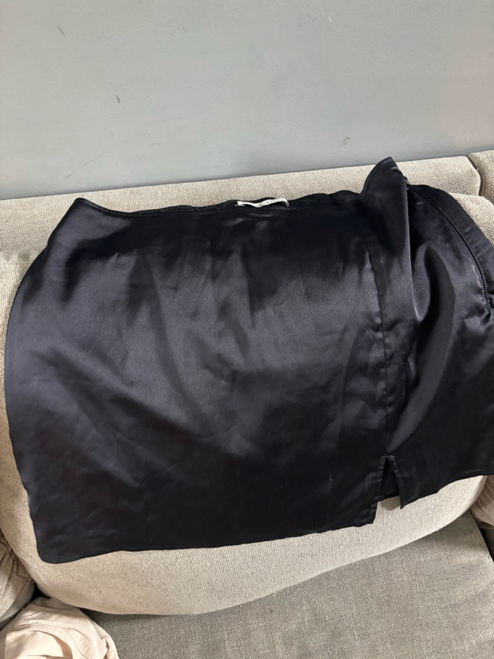 Abercrombie & Fitch Black Satin Skirt